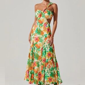 ASTR THE LABEL MEZCAL MAXI DRESS FLORAL